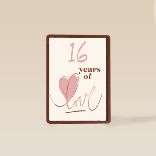 Love Story years of love pink