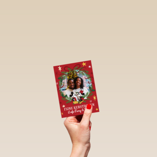 Disney Fotokaart Fijne Kerstdagen Mickey And Friends