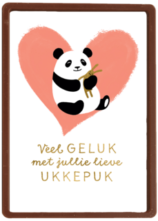 Veel geluk met jullie lieve ukkepuk