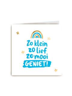 geboorte zoon felicitatie zo klein zo lief
