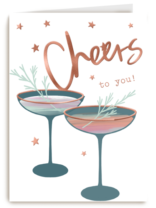 cheers to you with cocktails