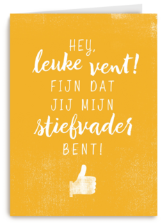 leuke vent fijn dat jij mijn stiefvader bent kaart