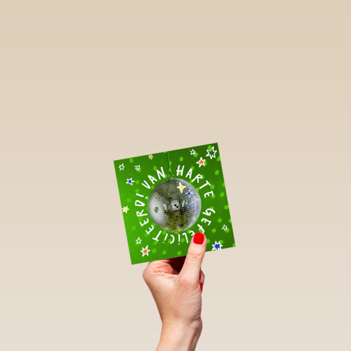Van Harte Discobal Groen