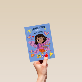 Dora Gefeliciteerd naam jarig