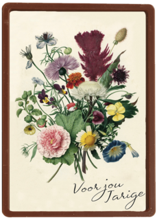 studio art kaart van schilderij voor een jarige jet