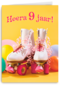 Hoera 9 Jaar rolschaatsen