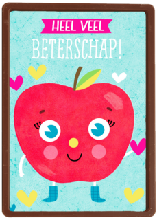 Beterschapskaart appel heel veel beterschap