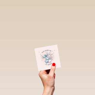 You Make Me So Happy Stitch Angel