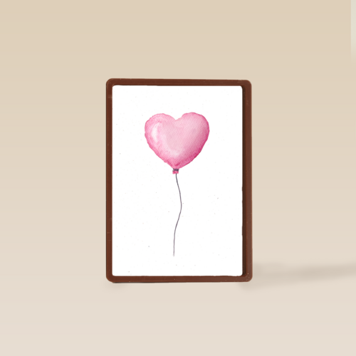 Ballon met hart zonder tekst