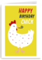 Verjaardagskaart Happy Birthday Chick