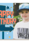 Happy birthday neon sign fotokaart