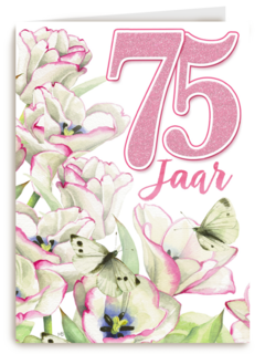 75 jaar bloemen