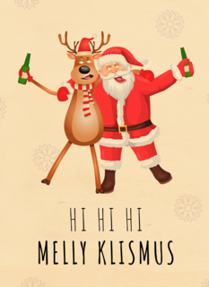 hi hi hi melly klismus met de kerstman