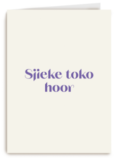 Nieuwe woning kaart andc sjieke toko hoor