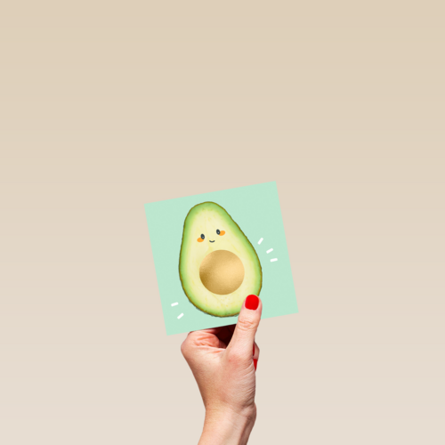 Zwangerschap felicitatie avocado