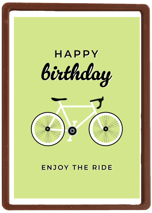 happy birthday enjoy the ride op je fiets