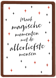 Kerstkaart Maak magische momenten met de allerliefste mensen