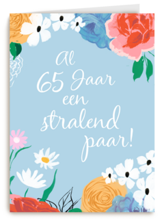 Al 65 jaar een stralend paar
