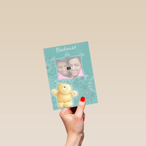 fotokaart forever friends bedankt bedankt