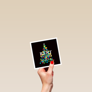 kerstkaart best wishes