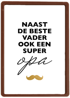 vaderdag kaart hip naast de beste vader ook een super opa