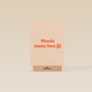 zomaar kaart andc mooie tante ben jij