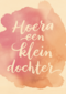hoera een kleindochter watercolor