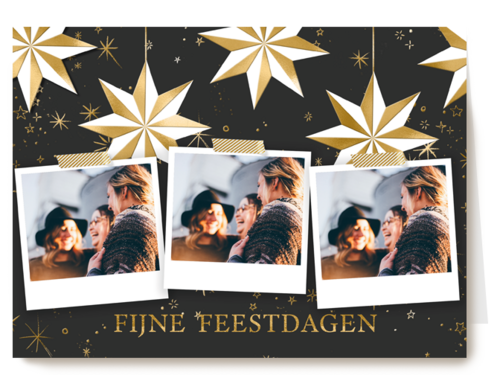 Fijne feestdagen zakelijk fotokaart