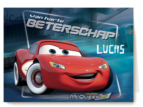 beterschapskaart met cars