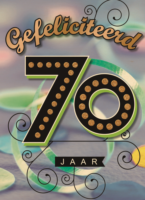 leeftijd zeventig gefeliciteerd