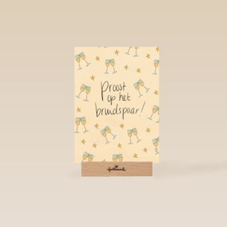 Proost Bruidspaar Champagne Matia Studio