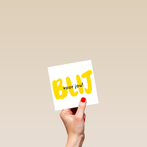 succes kaart blij voor jou