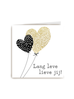 lang leve lieve jij met mooie ballonnen