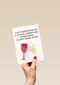 kerstkaart grappig i am dreaming of white wine