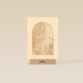 suikerfeest kaart hip met bloemen