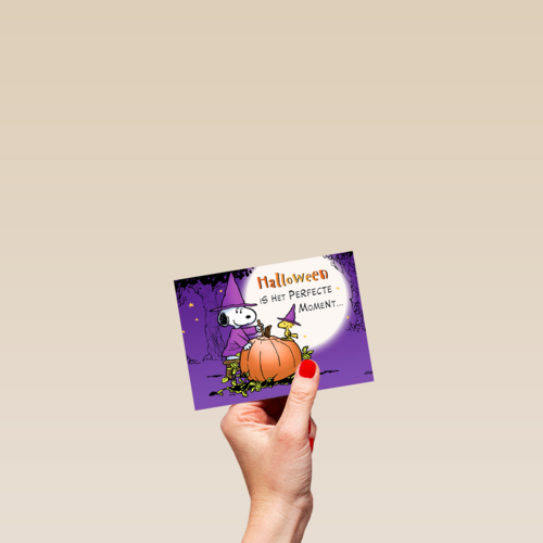 Snoopy in halloween stijl