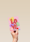 Liefde kaart Love ballonletters