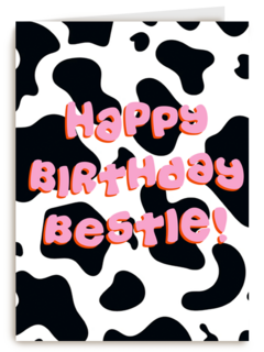 verjaardag kaart hip happy birthday bestie