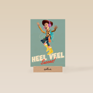 Toy Story kaart met Woody Heel veel succes