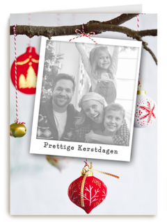 tak kerstversiering fotokaart