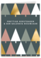 Kerstkaart zakelijk design kerstbomen