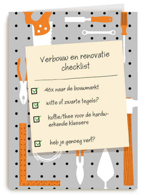verhuisd kaart checklist verbouwing