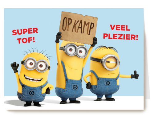 minions op kamp