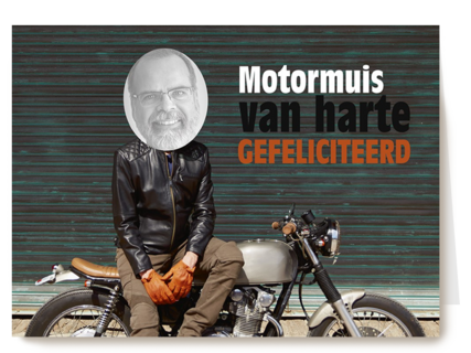 motormuis van harte gefeliciteerd