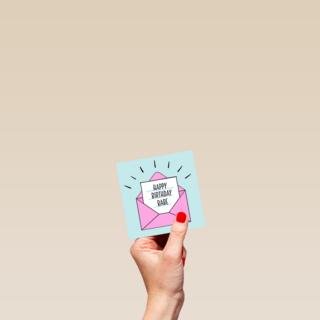 roze envelop happy birthday babe