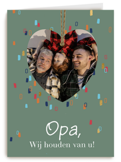 Vaderdag Opa we houden van u