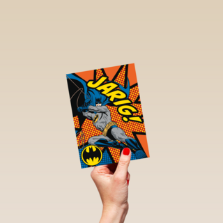 Batman verjaardagskaart jarig