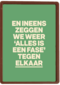 Alles is een fase AndC