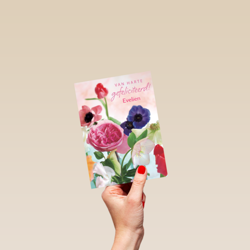 bloemen roze en paars