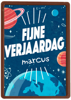 een verjaardag uit de ruimte